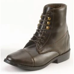 Equi-Star Ladies Synthetic Lace Paddock Boots 7 Equi-Star Ladies Synthetic Lace Paddock Boots -Equestrian Supplies 202007 Brown 70