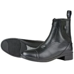 Saxon Syntovia Zip Front Childrens Paddock Boots