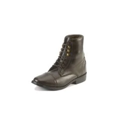 Equi-Star Kids Synthetic Lace Paddock Boots -Equestrian Supplies 2810415 brown 30