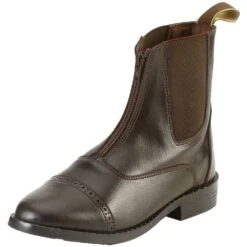 Equi-Star Synthetic All Weather Child Zip Paddock -Equestrian Supplies 2810490 brown 26