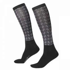 Kerrits Dual Zone Boot Socks -Equestrian Supplies 30440 BlackIronBouquet 01