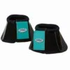 Weatherbeeta Impact Bell Boots - Black/Turquoise 1 Weatherbeeta Impact Bell Boots - Black/Turquoise -Equestrian Supplies 306081 800 800