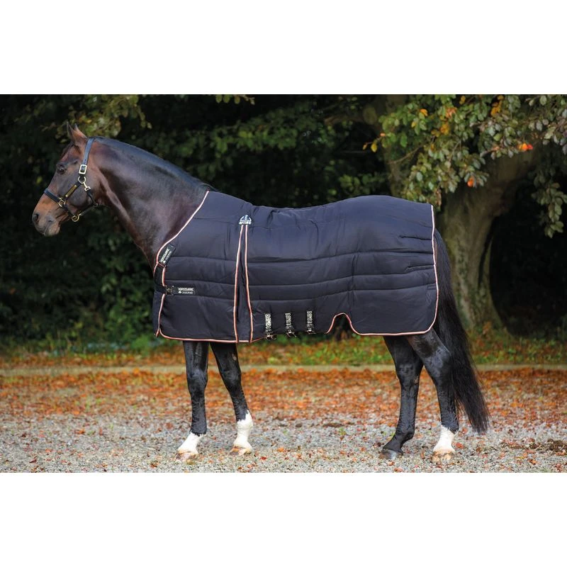 Rambo Optimo Stable Blanket 400g - Black/Tan/Orange/Black 3 Rambo Optimo Stable Blanket 400g - Black/Tan/Orange/Black