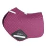 Shires Performance Suede Jump Saddle Pad - Plum -Equestrian Supplies 314065 800 800