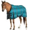 Pessoa Alpine 1200D Turnout Sheet - Juniper/Clay Plaid -Equestrian Supplies 335542 800 800
