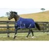 Weatherbeeta Comfitec Essential Standard Neck Medium - Navy/Silver/Red -Equestrian Supplies 341236 800 800