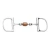 Korsteel Stainless Steel Copper Roller Mouth Dee Ring Snaffle Bit -Equestrian Supplies 350628 800 800