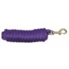 Western Rawhide 10' Poly Lead W/Brass Plated Snap - Purple 2 Western Rawhide 10' Poly Lead W/Brass Plated Snap - Purple -Equestrian Supplies 360598 800 800