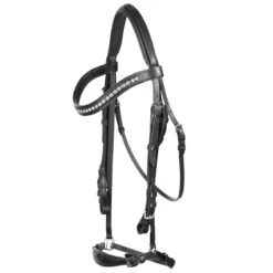 Horze Bergen Leather Remont Bridle - Black -Equestrian Supplies 386428 800 800