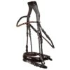 Horze Clermont Ergonomic Crystal Bridle - Dark Brown -Equestrian Supplies 386448 800 800