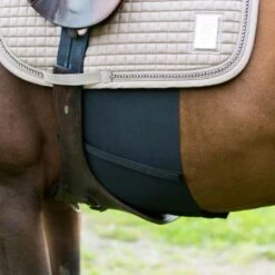 Horze Elastic Belly Guard - Black -Equestrian Supplies 387349 800 800
