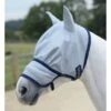 Bucas Buzz-Off Extended Nose Fly Mask W/Ears - Silver 2 Bucas Buzz-Off Extended Nose Fly Mask W/Ears - Silver -Equestrian Supplies 404960 800 800
