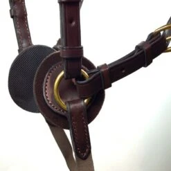 Nunn Finer 5-Way Hunting Breastplate With Elastic - Havana/Brass -Equestrian Supplies 405450 800 800