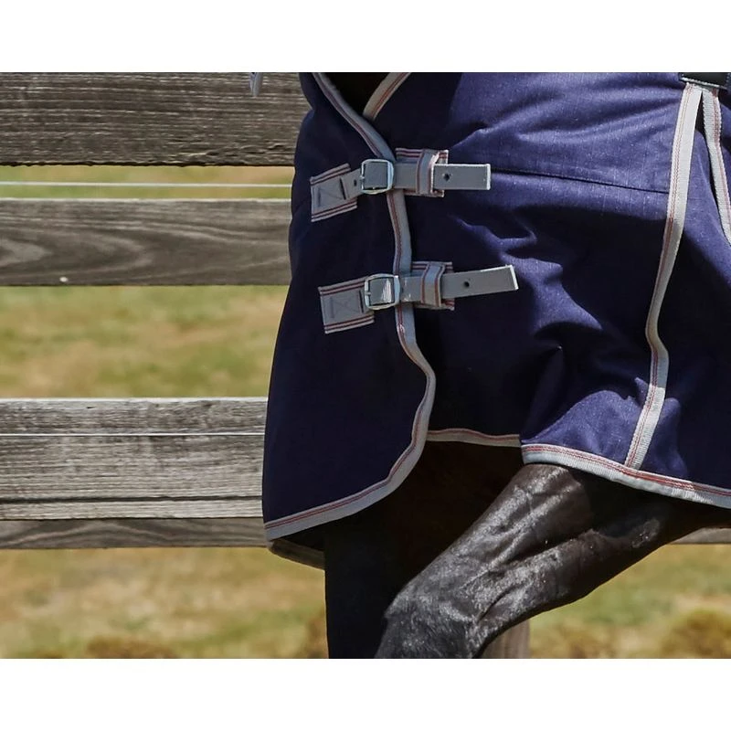 Weatherbeeta Comfitec Essential Standard Neck Heavy - Navy/Silver/Red 4 Weatherbeeta Comfitec Essential Standard Neck Heavy - Navy/Silver/Red - Image 2