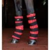 Roma Ice Boot Wrap - Red/Black -Equestrian Supplies 417883 800 800