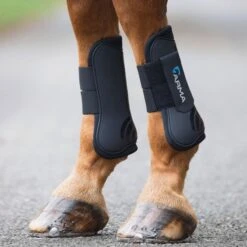 Shires ARMA Tendon Boots - Black/Grey