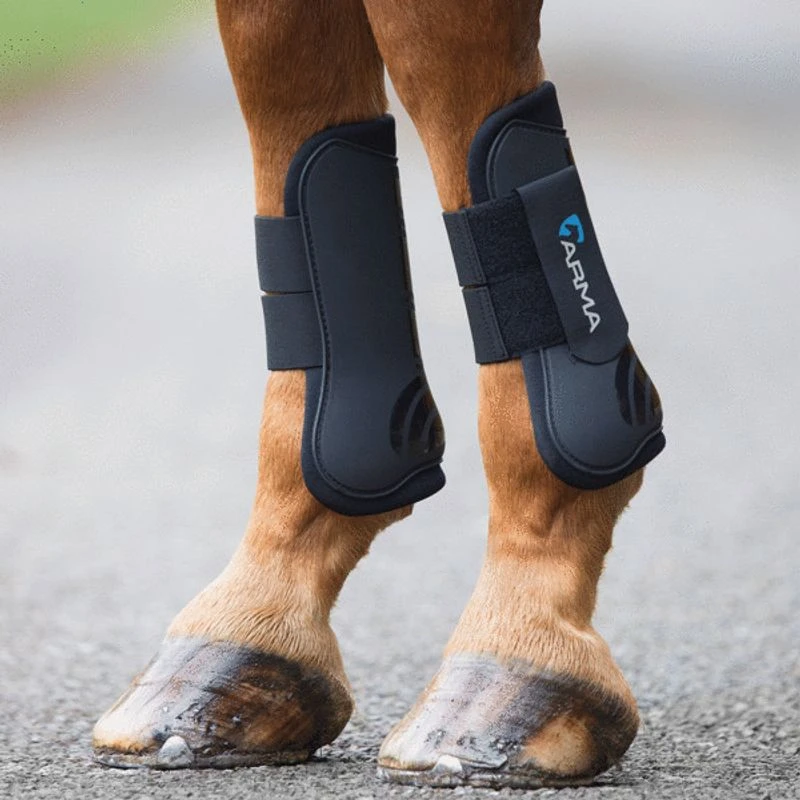 Shires ARMA Tendon Boots - Black/Grey 3 Shires ARMA Tendon Boots - Black/Grey