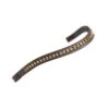Shires Aviemore Large Diamante Browband - Havana/Gold -Equestrian Supplies 419536 800 800