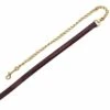 Aramas Fancy Square Raised Lead W/Solid Brass Chain - Chocolate -Equestrian Supplies 422054 800 800