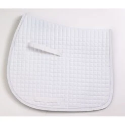 Centaur Imperial Oversize Quilted Dressage Pad - White/White