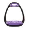 Compositi EOLE Stirrups Soft - Black/Purple -Equestrian Supplies 437214 800 800