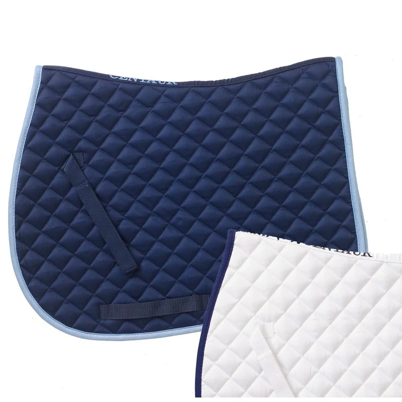 Centaur Imperial Quilted Pony Pad - Navy/Lt Blue 3 Centaur Imperial Quilted Pony Pad - Navy/Lt Blue