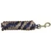 Western Rawhide 10' Poly Lead W/Solid BrassBolt Snap - Tan/Navy -Equestrian Supplies 443917 800 800