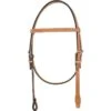 Western Rawhide Country Legend Browband Headstallwith Basket Tooling - Golden Tan -Equestrian Supplies 443987 800 800