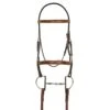 Harmohn Kraft Fancy Square Raised Padded Bridle W/Fancy Square Laced Reins - Hazelnut -Equestrian Supplies 444832 800 800