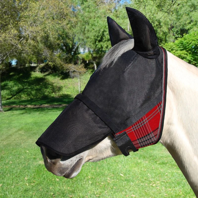 Kensington UViator CatchMask W/Ears, Removable Nose, Forelock Opening - Deluxe Red 3 Kensington UViator CatchMask W/Ears, Removable Nose, Forelock Opening - Deluxe Red