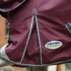 Weatherbeeta Comfitec Plus Dynamic II Standard Neck Medium - Maroon/Grey/White -Equestrian Supplies 448380 800 800