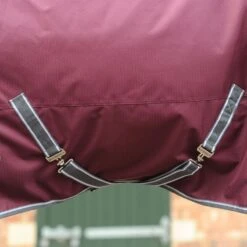 Weatherbeeta Comfitec Plus Dynamic II Standard Neck Medium - Maroon/Grey/White -Equestrian Supplies 448382 800 800