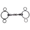 Korsteel Stainless Steel French Link 2 Ring Dutch Gag Bit -Equestrian Supplies 451877 800 800