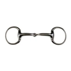 JP Korsteel Stainless Steel Heavyweight 19Mm Solid Eggbutt Snaffle Bit
