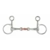 Shires Hanging Cheek Copper Lozenge Snaffle Bit -Equestrian Supplies 471308 800 800