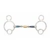 Shires Universal Bit W/Roller Link - Blue Sweet Iron -Equestrian Supplies 471448 800 800