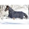 Rambo Duo Turnout - Navy/Sky Blue/Brown -Equestrian Supplies 471544 800 800