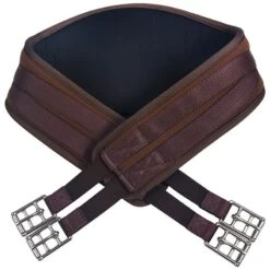 Flex Rider AP Comfort Flo Girth W/Memory Foam & Cool Max - Chocolate -Equestrian Supplies 473346 800 800