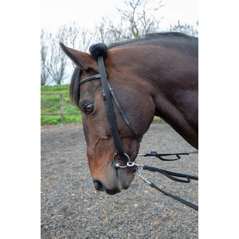 Shires Lunging Adapter - Black 3 Shires Lunging Adapter - Black