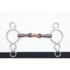Shires Three Ring Dutch Gag W/Lozenge - Black Sweet Iron -Equestrian Supplies 477642 800 800