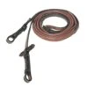 Horze Soft Grip Rubber Reins - Dark Brown -Equestrian Supplies 477797 800 800