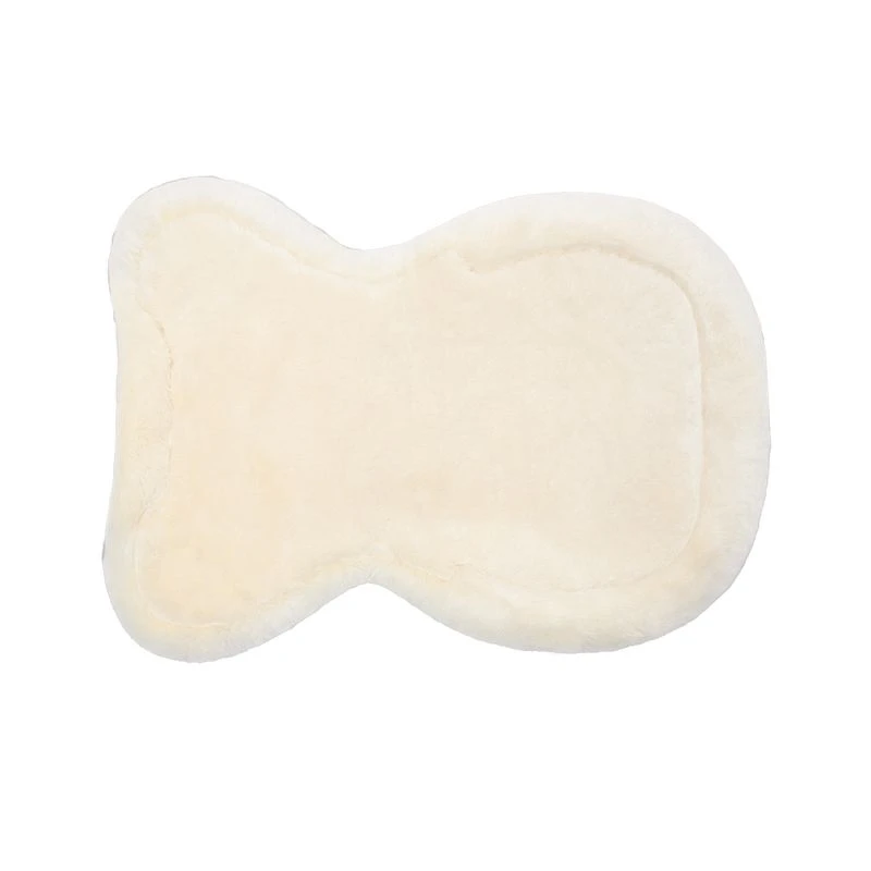 Horze Harleigh Gel Half Pad W/Full Lambskin Padding - Off-White 4 Horze Harleigh Gel Half Pad W/Full Lambskin Padding - Off-White - Image 2