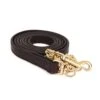 Perri's 3/4" Leather Lead W/Chain - Havana/Brass -Equestrian Supplies 503854 800 800
