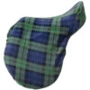 Centaur Close Contact Fleece Saddle Cover - Blackwatch Plaid -Equestrian Supplies 528590 800 800