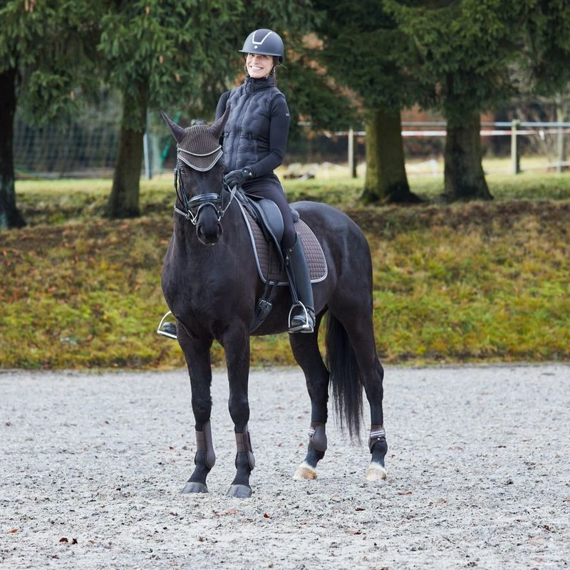 Horze Adepto Fetlock Boots - Dark Brown 6 Horze Adepto Fetlock Boots - Dark Brown - Image 4