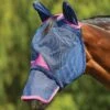 Weatherbeeta Comfitec Deluxe Durable Mesh Mask W/Ears & Nose - Navy/Purple -Equestrian Supplies 535041 800 800