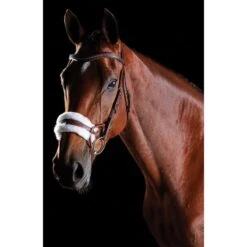 Collegiate Comfitec Sheepskin Bridle - Brown