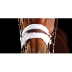 Collegiate Comfitec Sheepskin Bridle - Brown 7 Collegiate Comfitec Sheepskin Bridle - Brown -Equestrian Supplies 540547 800 800