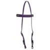 Zilco Deluxe Endurance Bridle Headstall Only - Purple -Equestrian Supplies 548509 800 800