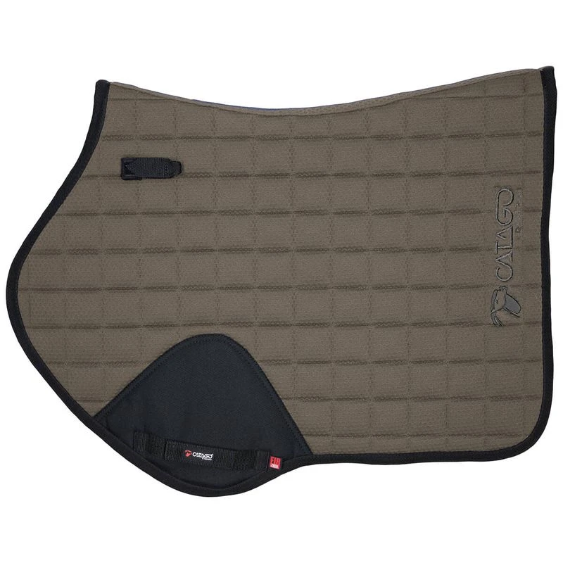 Catago FIR-Tech Jumper Saddle Pad - Walnut Brown 3 Catago FIR-Tech Jumper Saddle Pad - Walnut Brown
